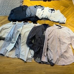 Mens dress shirts and Half-Zip Sweaters - Peter Millar, Size M/L